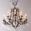 USA style K9 crystal Pendant Light & iron pendant lamp used for home