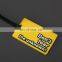 Custom personalized luggage tag low price silicone luggage tag wholesale OEM made PVC luggage tag