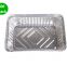 600 ML Thicken Aluminum Foil Pans (No Cover), Rectangular Aluminum Foil BBQ Box,Environmentally Friendly Disposable Lunch Box, Disposable Foil Pan for Cake,Cooking,Baking,Storage