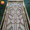 Foshan Manufactroy PVD gold hairline stainless steel room divider