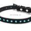 Blue Diamond Embedded Pet Collar Leash Training Dog Pulling Rope Pet Neck Chain Pet Supplies