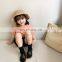 6968/Solid high quality all match baby girls t shirt colorful all match fresh summer girls boutique top