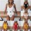 Buckle  white bodysuit Push up sexy bikini 2019 High cut one piece swimsuit female monokini Padded swimwear New bathing suit