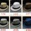 New Vogue Men Women Cotton / Linen Straw Hats Soft Fedora Panama Hats Outdoor Stingy Brim Caps over 34Colors