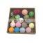 Wood Teething Beads DIY wooden crochet beads teether for making rattle teething or nursing necklace pacifier