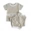 Sportive Comfy Baby Short Pajamas Set Short Sleeve Baby Sports Set