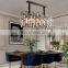 Modern fashion simple luxury K9 clear Crystal Ceiling Lighting Chandelier