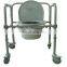BME688 Hot Sale Elder Stainless Steel Folding Steel Commode Chair