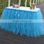 Tutu Tulle Princess Wedding Prop Birthday Prom Party Baby Shower Bow Table Skirt SD103