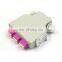 Good Quality 12 Port SC LC FC ST DIN Rail Mount Fiber Optic Splice Terminal Box