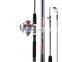 New Solid Glass Fiber 1.5m/1.8m/2.1m/2.4m/2.7m Smooth guide ring EVA material handle Spinning&Baitcasting Fishing Rod