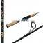 Wholesale 1.8m wooden handle carbon lure fishing rod 2 section