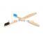 100% natural handle eco toothbrush grass bamboo with bamboo charcoal bristle