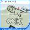 letter shape designer good quality money clip