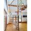Customized wrought iron spiral staircases