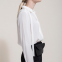 Ladies' 100%silk long sleeve big collar blouse