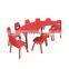 Children table and chair kindergarten daycare center furniture nursery preschool plastic children table chair