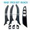 RHD Right Hand Driver Interior Door Armrest Leather Pull Handle Assembly 7Pcs Set for BMW 5 F10 520 523 528 530 535
