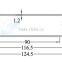 05429 Angle Corner Protector / Aluminum Profile Rail