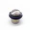 Cylindrical Floor Mount mini Door Stopper with Ring Rubber Bumper Heavy Duty Doorstop