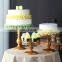 China Modern Mini Metal Round Glass Silver Plated Wedding Cup Cakes Stand Gold