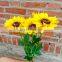 Outdoor Solar Led Sunflower Lawn Light Garden Stake Lights For Patio Yard Porch Walkway Landscape Lighting Decoration