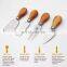 Luxury bamboo wooden cheese cutting board with knife set charcuterie pizza platter cheese display board
