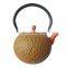 Nordic style Moroccan laser logo cast iron cup set teapot