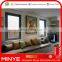 wood frame glass top hung window/double tempered glass awning window