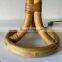 Unique Wicker and Rattan Mushroom Table Lamp Design Pair of Night Lamps Vietnam Manufacturer