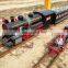 Cheap ride electric train ride on kids tourist tracked rail trains for sale