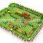 Amusement park children indoor playground wipe out games obstacle course