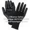 13Gauge Polyester Liner Polyurethane / PU Coated Work Gloves (Black-Black) EN388 3131X