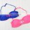 Mongrammed Bikini Bandeau Top For Women in Red or Blue
