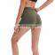 Wholesale women gym wear booty high waisted workout gym yoga shorts