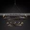 Hengzhi Custom Large Retro Candle Style lighting CAMINO FILAMENT TWO-TIER CHANDELIER 71