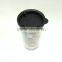 Double wall Inside stainless steel outside plastic coffee mug /travel mug