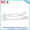 1 to 2 RJ45 Female to RJ45 Male + DC Connector Power Over Ethernet POE Adapter Cable - White