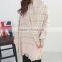 Newest Fringed Tassel Jacquard Checked Plaid Fashion Ladies Winter Wool Scarf