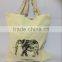 Golden printing 38cm x 44.5cm Cotton Shopping bag