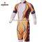 Sublimation Print Spandex Triathlon Wear Short Sleeves