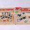 EN71 Standard Shadow wooden domino game set for kids