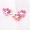 2015 Cute Little Girl Shaped Stuffed Woven Clothing Labels for Kids Clothes