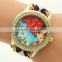 Wholesale Latest Fashion Knitting Geneva Vogue Reloj Pulsera Mujer Ladies Fancy Watches Wrist