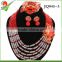 2016 wholesale jewelry African Crystal Beads Jewelry Sets for Nigerian Wedding bracelet set