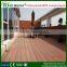 Grooved deck flooring for outdoor garden decoration