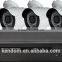Kendom KD-AK4091MB-AH10 AHD Camera IP66 Waterproof Bullet Security IR 4CH AHD DVR Kit Outdoor 720P Plug and Play Support Mobile