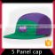 Fast delivery customized design 5 panel hat with embroidered