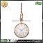 Rose Gold Plated Chain Japan Movt Quartz Pocket Watch