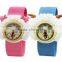 fancy cartoon character siliocne watch for kids